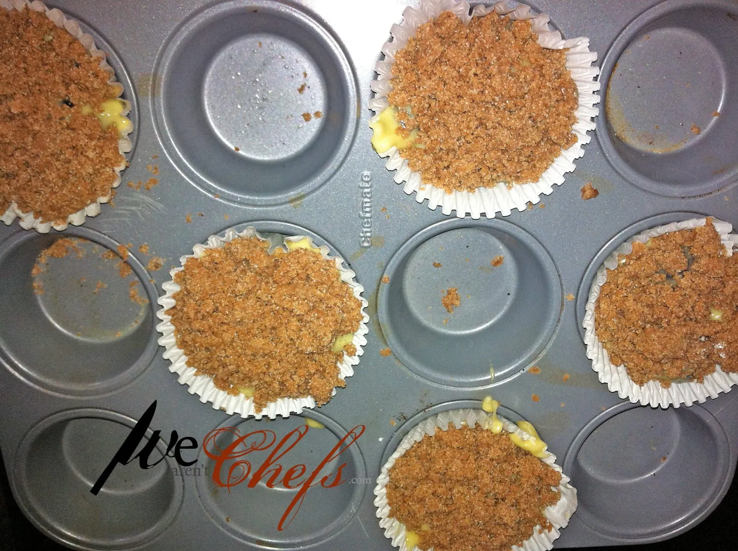 Cinnamon Crumb Muffin in the Pan