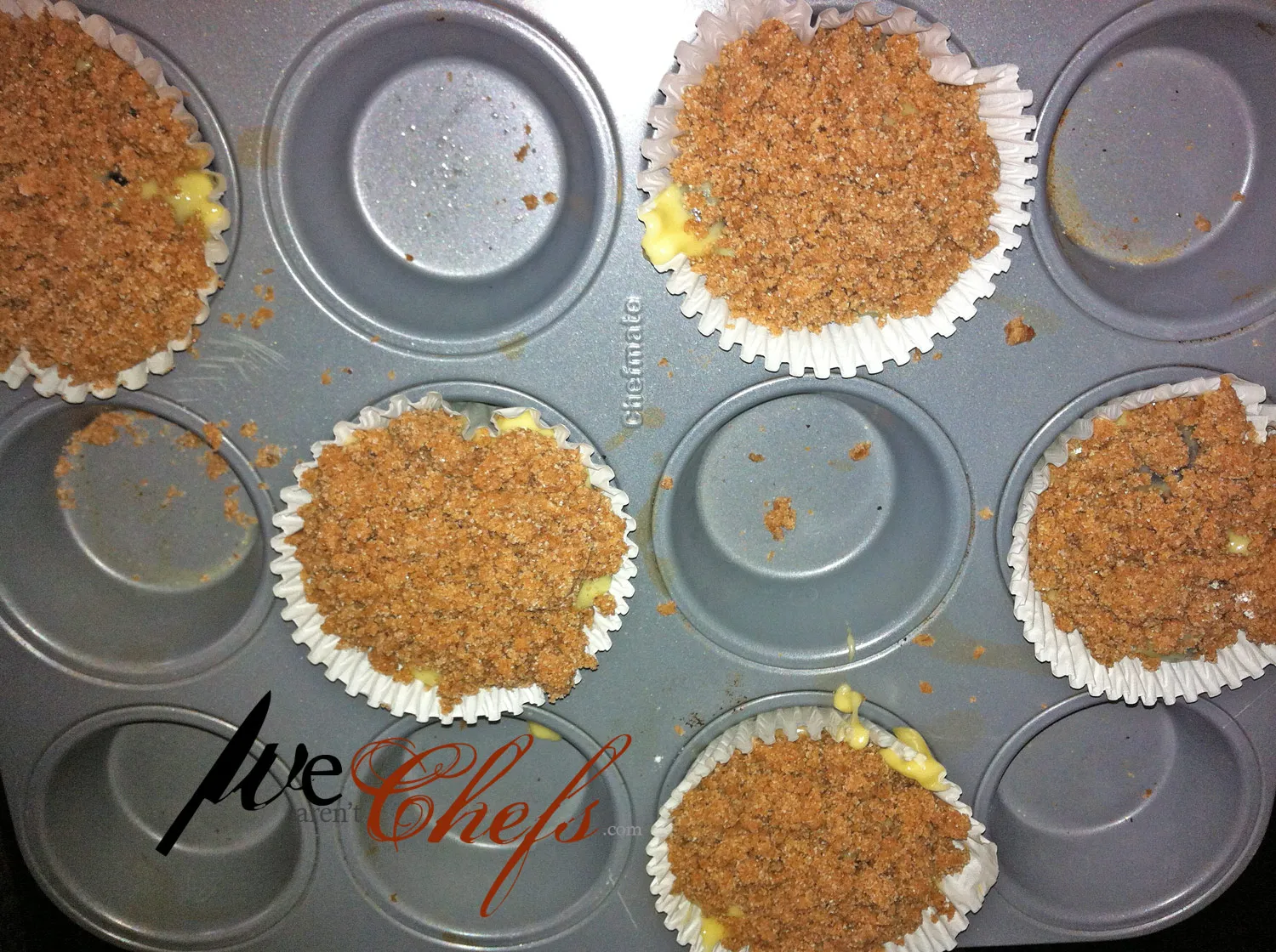 Cinnamon Crumb Muffin in the Pan