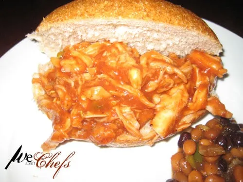 Pulled pork sandwich