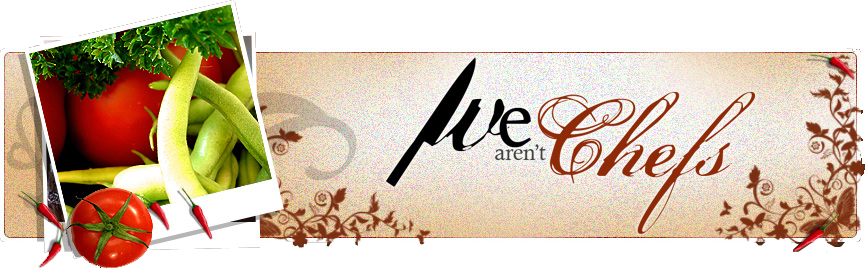 We Aren't Chefs homepage.