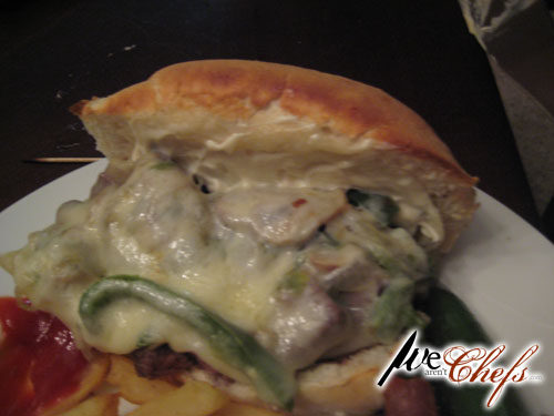 Cheesesteak sandwich